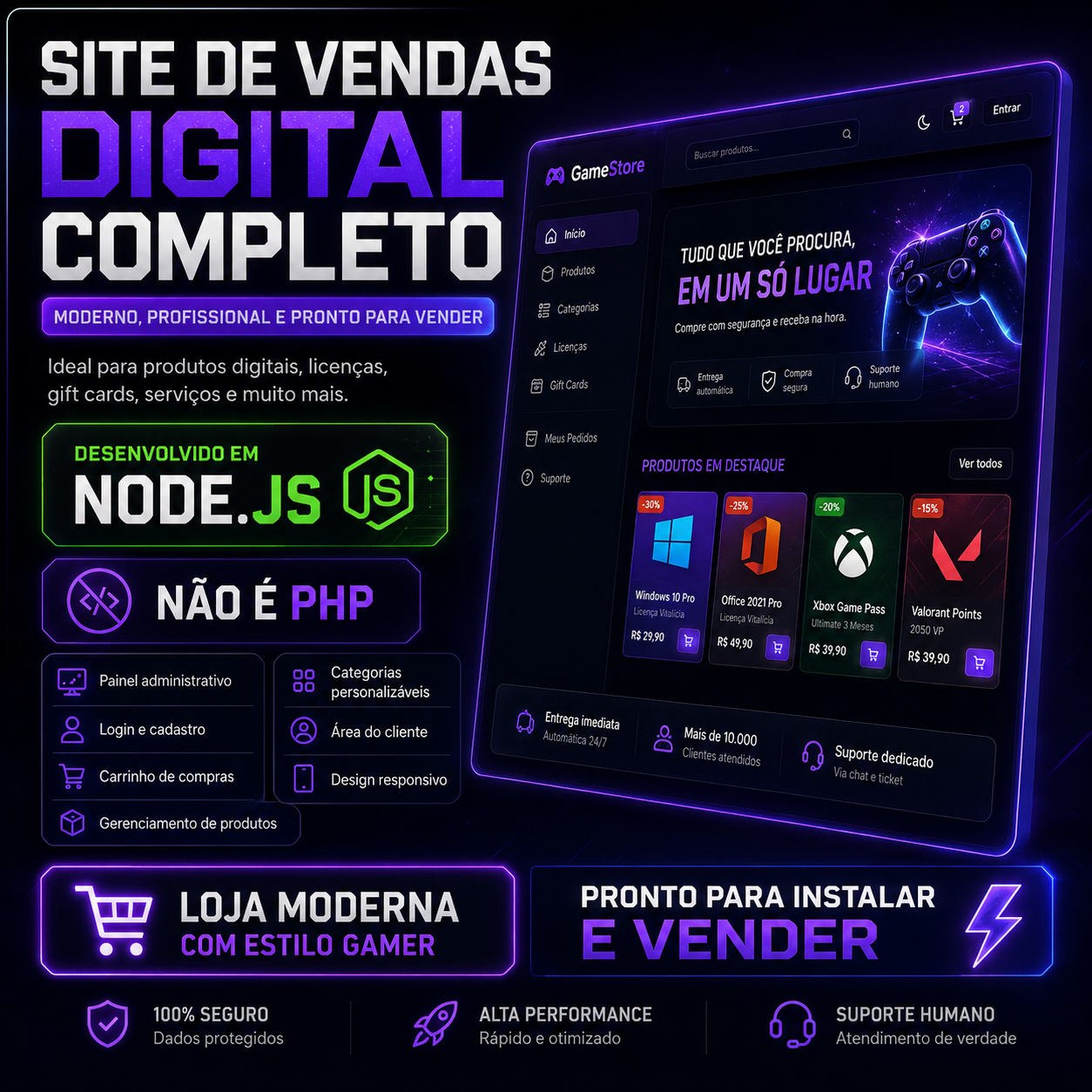 Pack de Teste